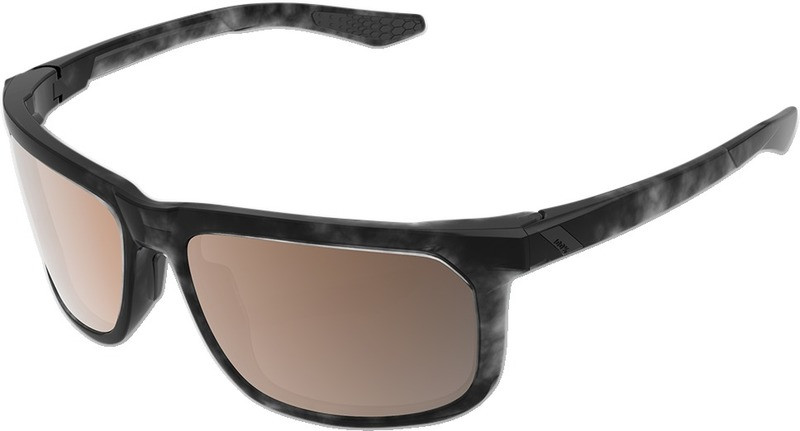 100% Hakan Black Havana Bronze Sunglasses