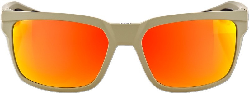 100% Daze Quicksand Red Mirror Sunglasses