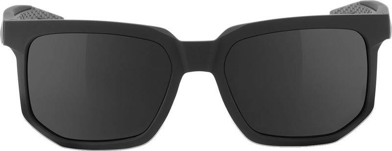 100% Centric Matte Black Smoke Sunglasses