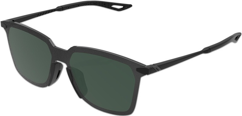 100% Legere Matte Black Gray Green UltraCarbon Sunglasses-Square