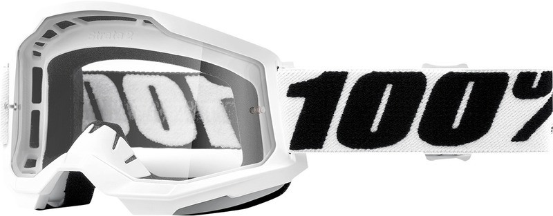 100% Strata 2 Everest Clear Goggles
