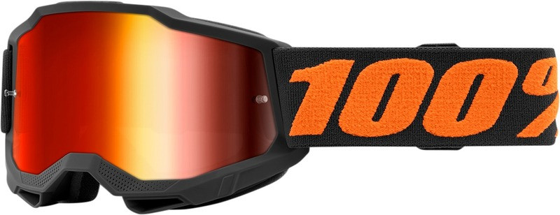 100% Accuri 2 Youth Chicago Red Mirror Goggles-Mirrored Lens