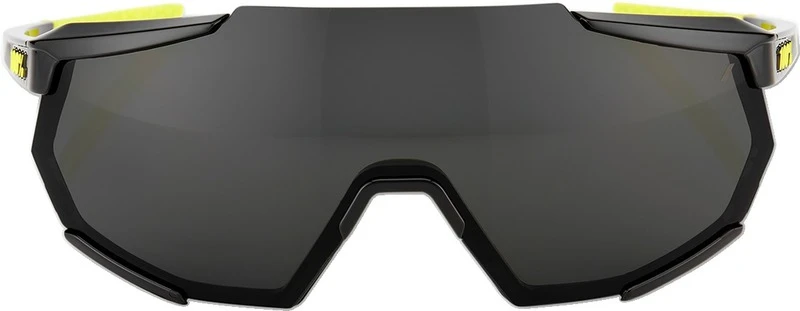 100% Racetrap Gloss Black-Smoke Lens Performance Sunglasses