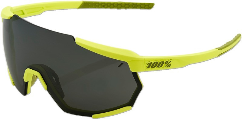 100% Racetrap Yellow-Black Mirror Lens Performance Sunglasses
