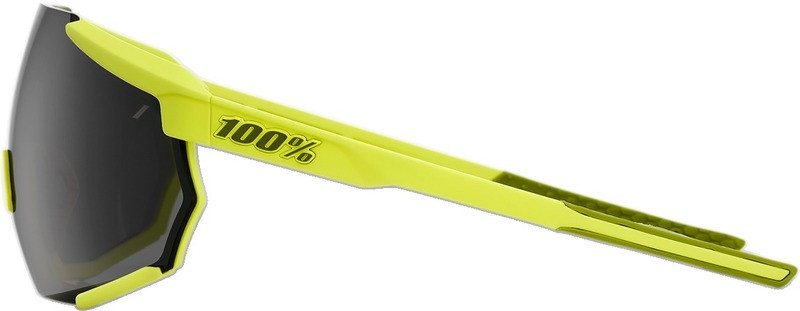 100% Racetrap Yellow-Black Mirror Lens Performance Sunglasses