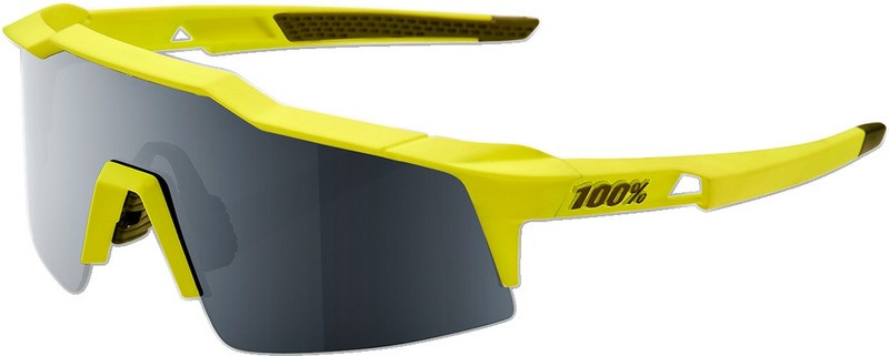 100% Speedcraft SL Yellow-Black Mirror Performance Sunglasses