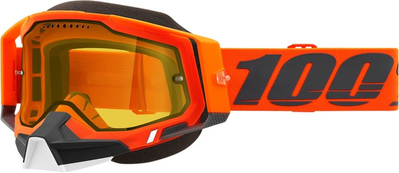 100% Racecraft 2 Kerv with Yellow Lens Snow Goggles