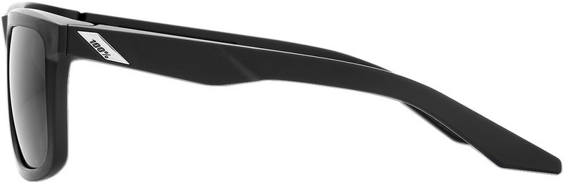 100% Blake Matte Black Smoke Sunglasses