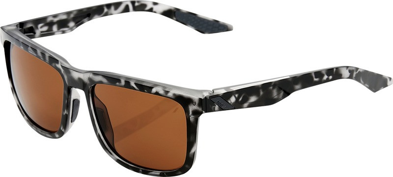 100% Blake Black Havana Bronze Sunglasses