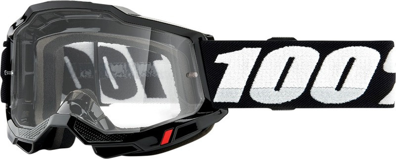 100% Accuri 2 Black Clear Goggles
