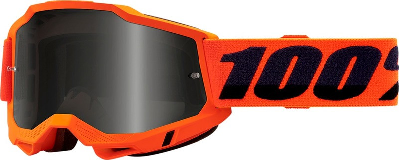100% Accuri 2 Sand Neon Orange Smoke Goggles