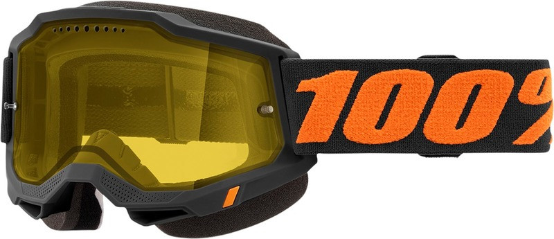 100% Accuri 2 Snow Chicago Yellow Goggles