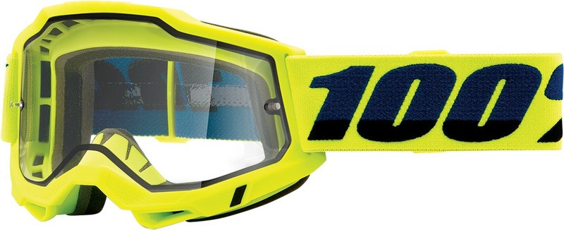 100% Accuri 2 Enduro Fluo Yellow Clear Goggles