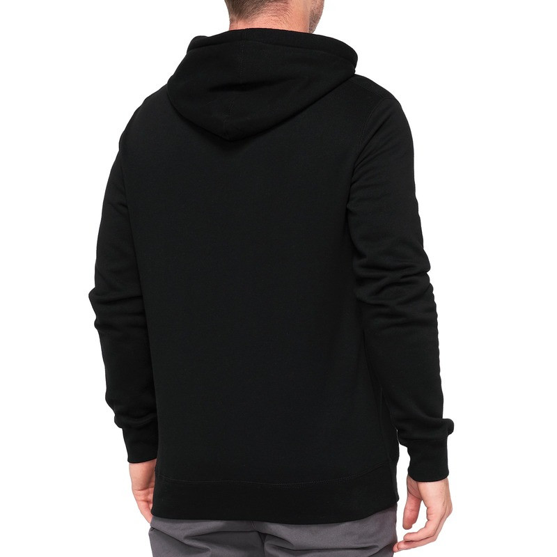 100% Official Black Fleece Zip-Up Hoodie