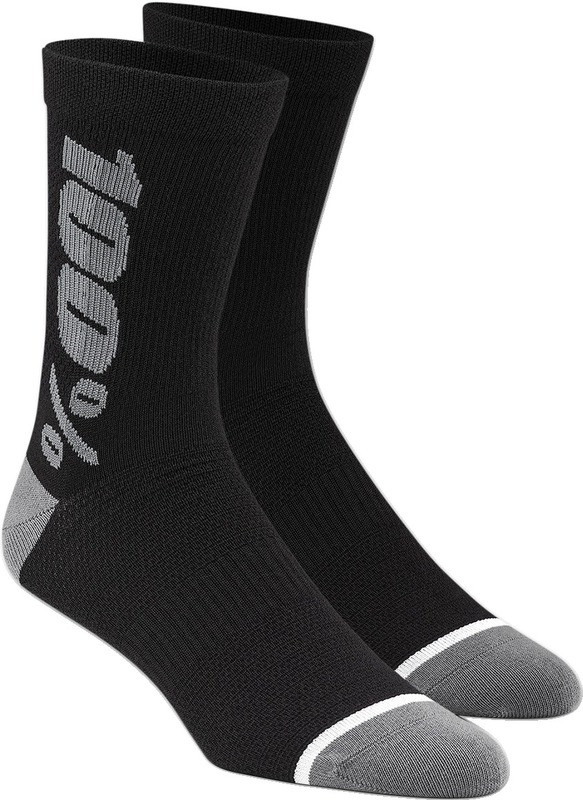 100% Merino Wool Black Gray Performance Socks