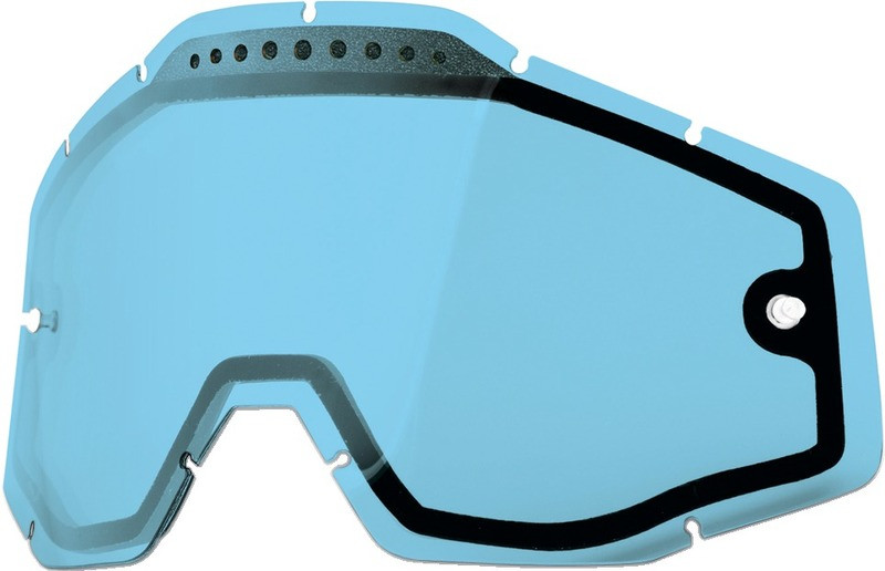 100% Accuri-Racecraft-Strata Blue Dual Lens Goggle-Vented