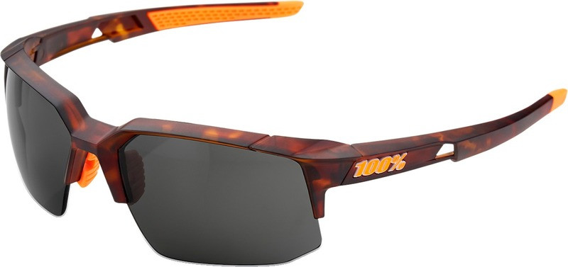 100% Speedcoupe Dark Havana-Smoke Performance Sunglasses