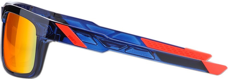 100% Type-S Anthem-Red Mirror Performance Sunglasses