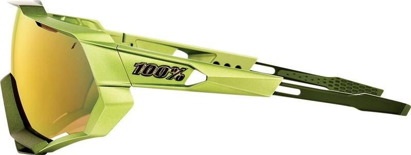 100% Speedtrap Viperidae-Bronze Mirror Lens Performance Sunglasses