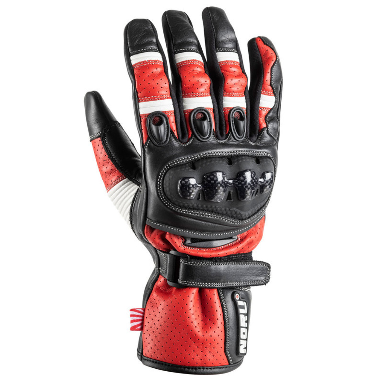 NORU Sokudo Red Black White Glove