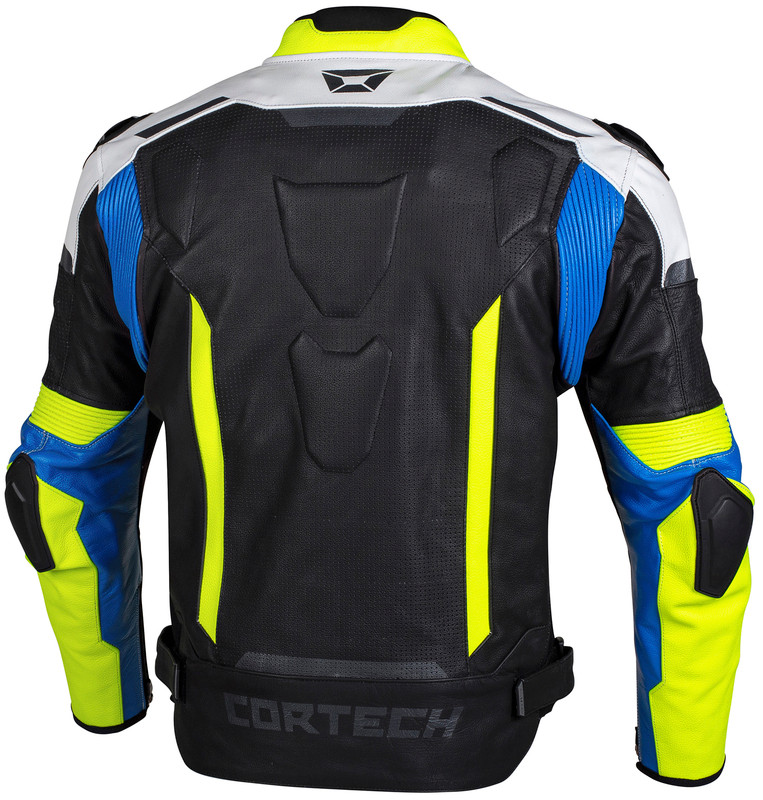 Cortech Apex V1 Blue Hi-Viz Jacket