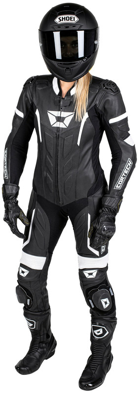 Cortech Apex V1 Black White 1Pc Suit