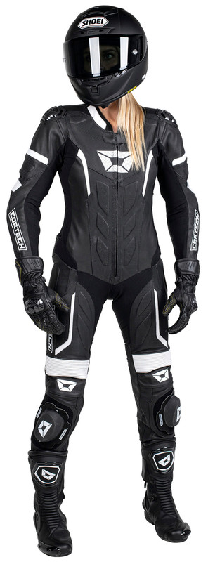Cortech Apex V1 Black White 1Pc Suit