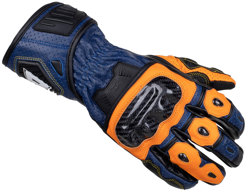 Cortech Apex V1 RR Orange Navy Gloves