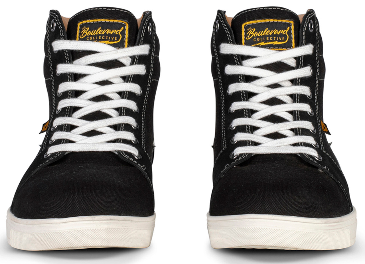 Cortech Slayer Black Canvas Riding Shoes