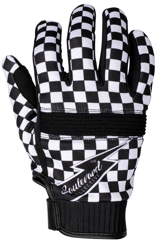 Cortech Thunderbolt Black White Gloves