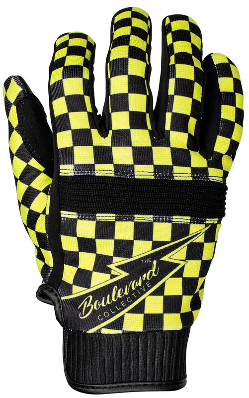 Cortech Thunderbolt Hi-Viz Black Gloves