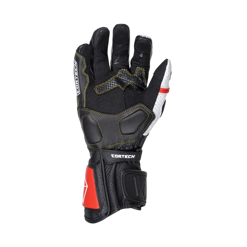 Cortech Chicane V1 RR Red White Gloves