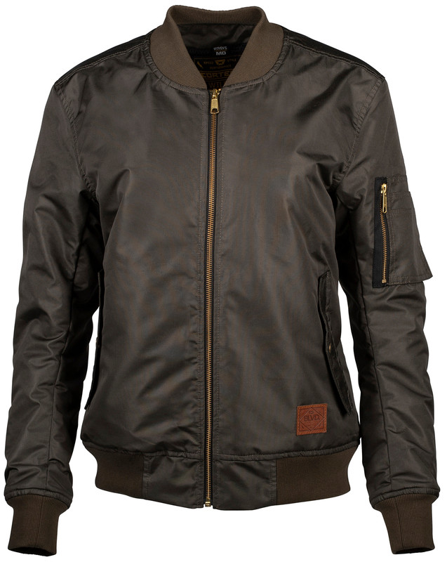 Cortech Womens Wildcat Olive Bomber Jacket