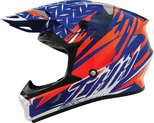 THH T710X Assault Blue Orange Helmet