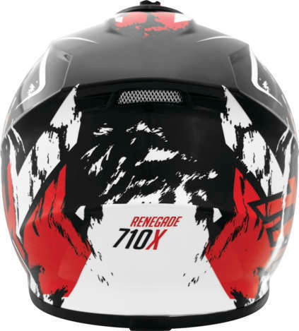 THH T710X Youth Renegade White Red Helmet