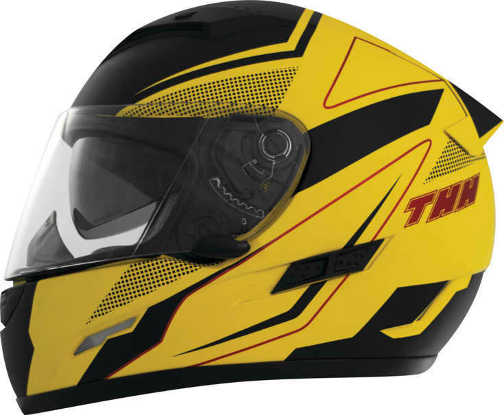 THH TS-80 FXX Yellow Black Helmet