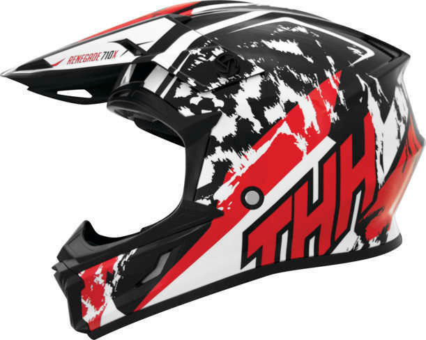 THH T710X Renegade White Red Helmet
