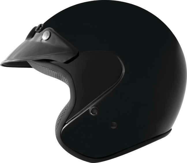 THH T-381 Black Helmet