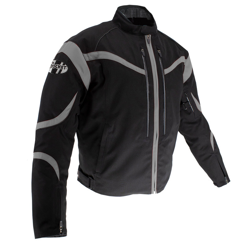 Joe Rocket Crossfire Black Grey Jacket