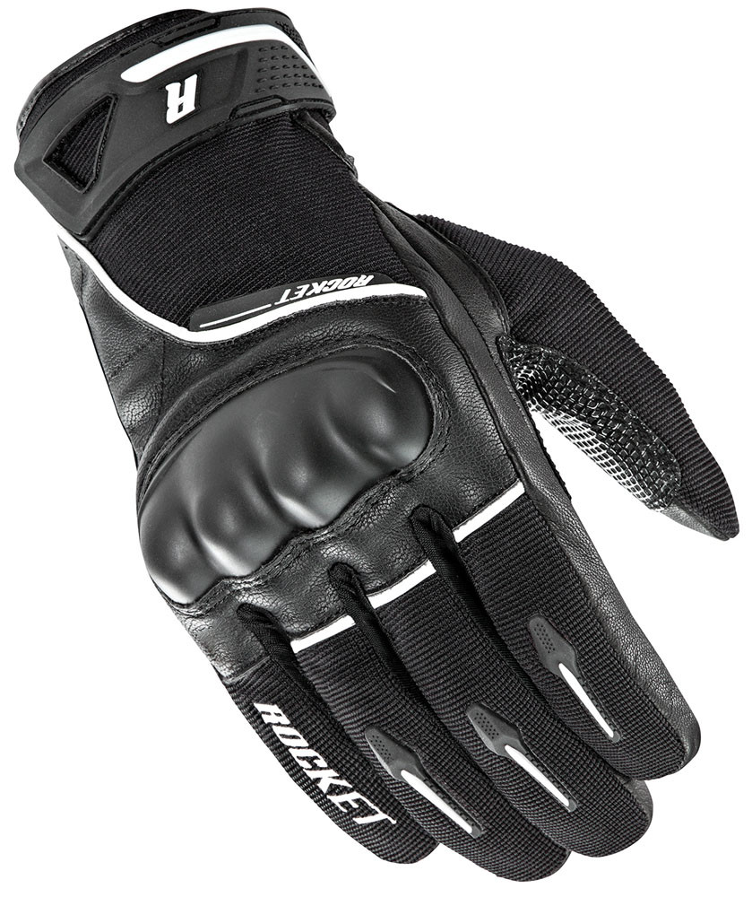 Joe Rocket Super Moto Gloves Black / White Mens