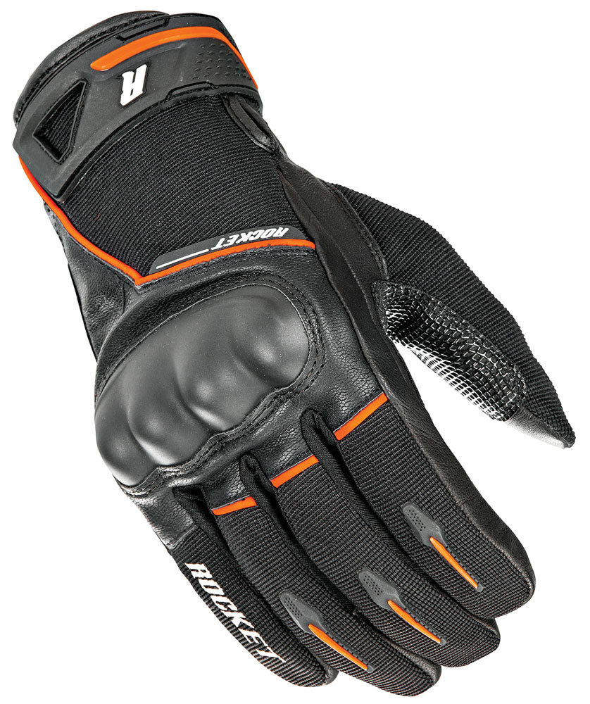 Joe Rocket Super Moto Gloves Black / Orange Mens