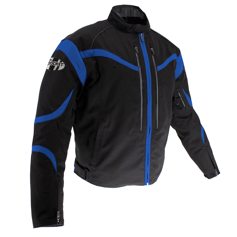 Joe Rocket Crossfire Black Blue Jacket