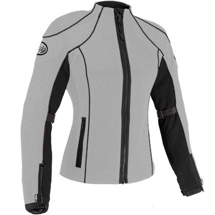 Joe Rocket Majestic Silver Black Womens Jacket