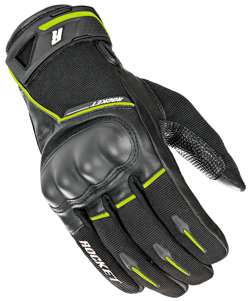 Joe Rocket Super Moto Gloves Black / Hi-Viz Mens