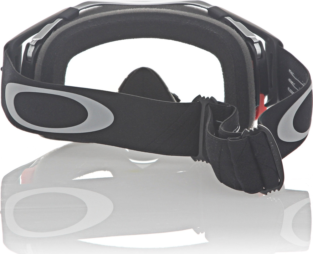 Oakley Airbrake Tuff Blocks Black Gunmetal Clear MX Goggle