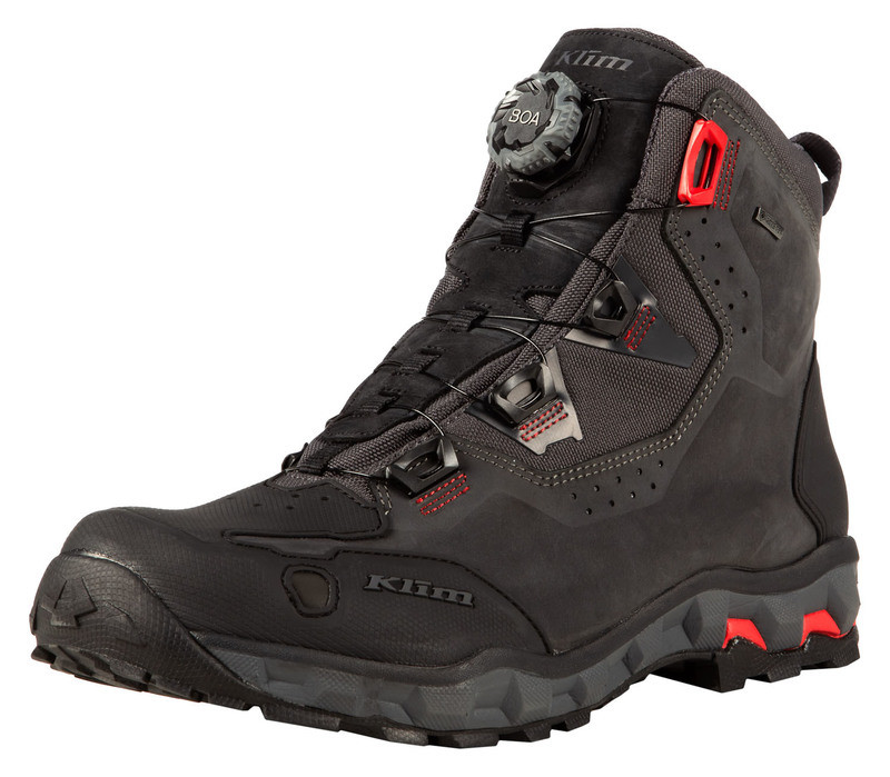 Klim Outlander GTX Boot - 7, Asphalt - High Risk Red