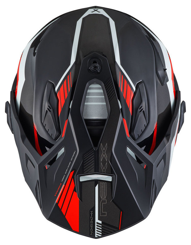 Nexx XWED 2 Columbus Grey Red Black Helmet
