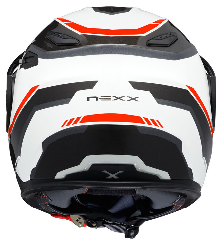 Nexx X-Vilijord Continental White Black Red Helmet