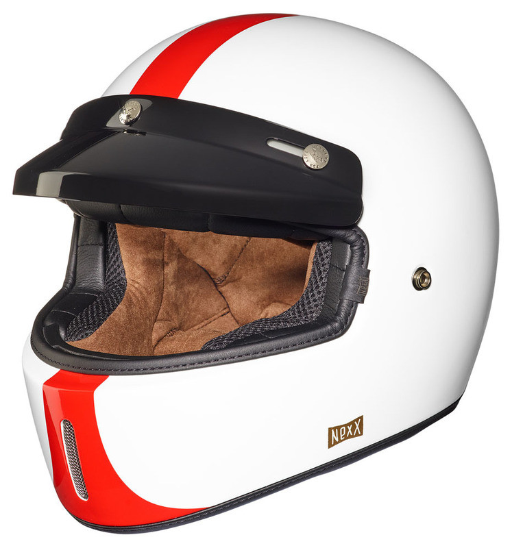 Nexx XG100 Half Mile Red White Helmet