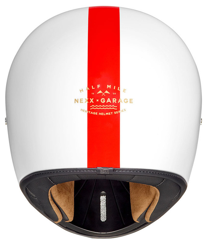 Nexx XG100 Half Mile Red White Helmet